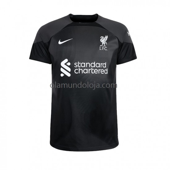 Camisola Liverpool Guarda-redes Homem Equipamento Segundo 2022-2023 Manga Curta